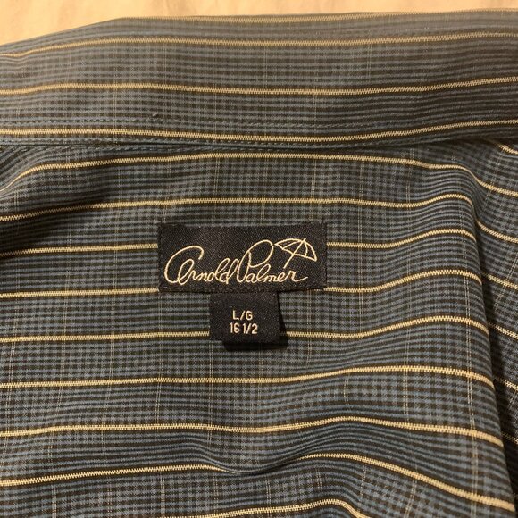 Mens Large Arnold Palmer Casual Dress Shirt - Picture 3 of 4